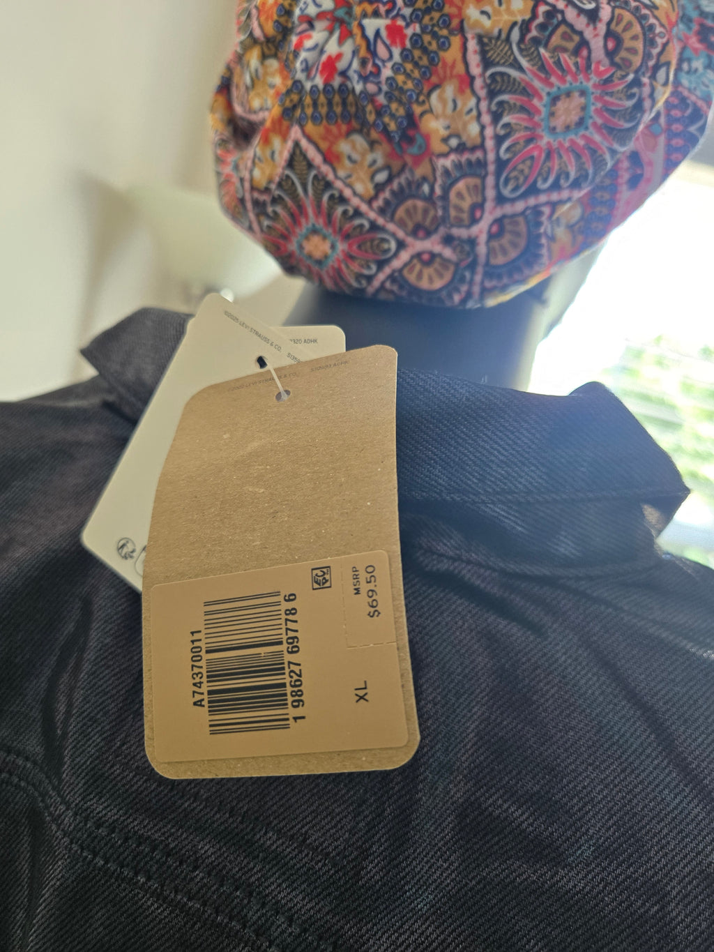 Levi’s Metallic Denim Two Piece Set (Vest XL + Skirt 33)