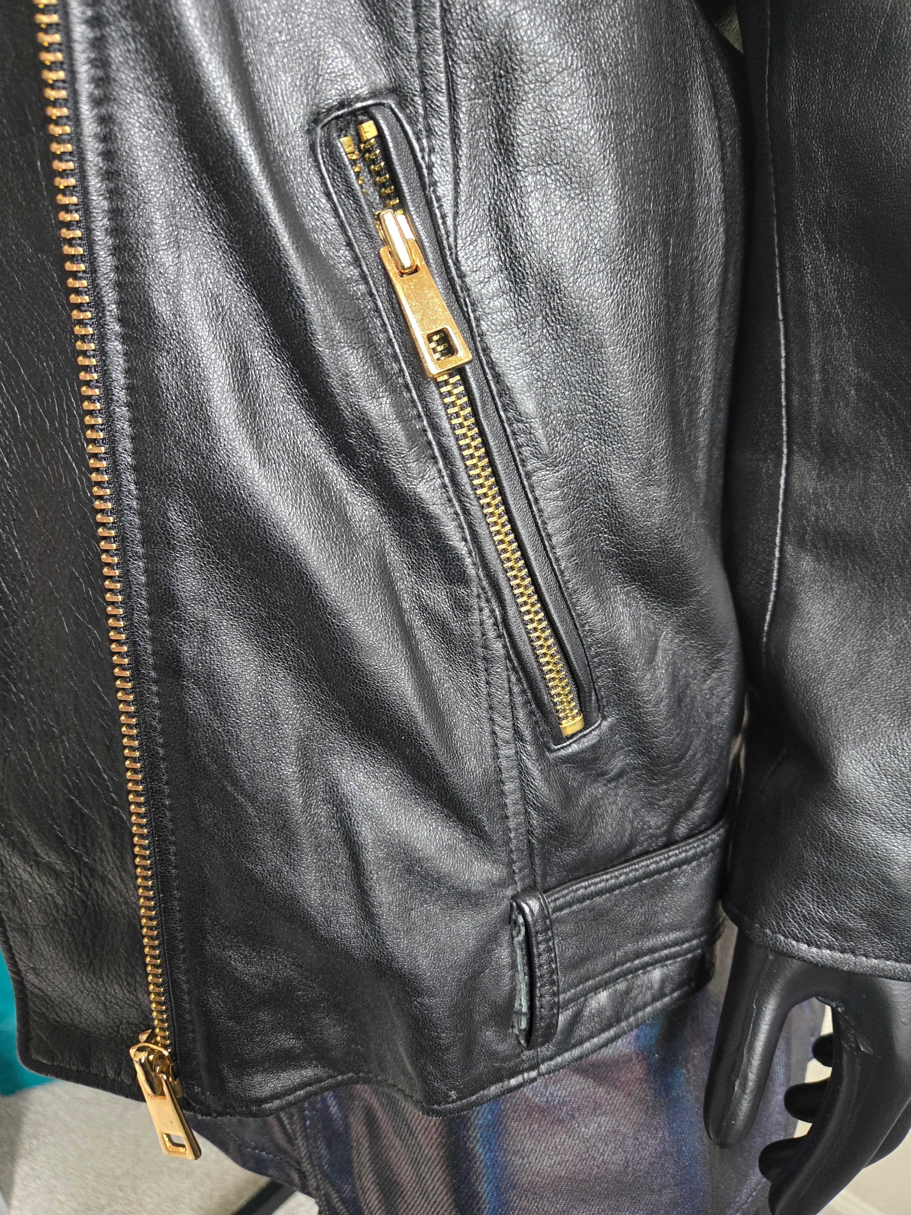 ROBO x 32 Diciembre x Jehee Sheen Italian Lamb Leather Moto Jacket