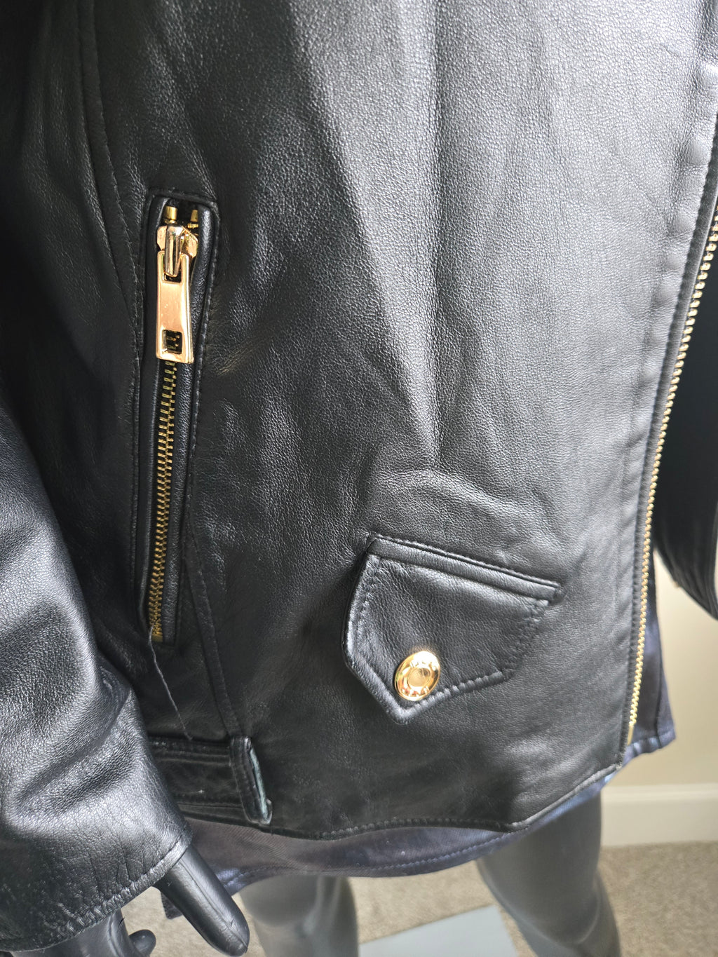 ROBO x 32 Diciembre x Jehee Sheen Italian Lamb Leather Moto Jacket