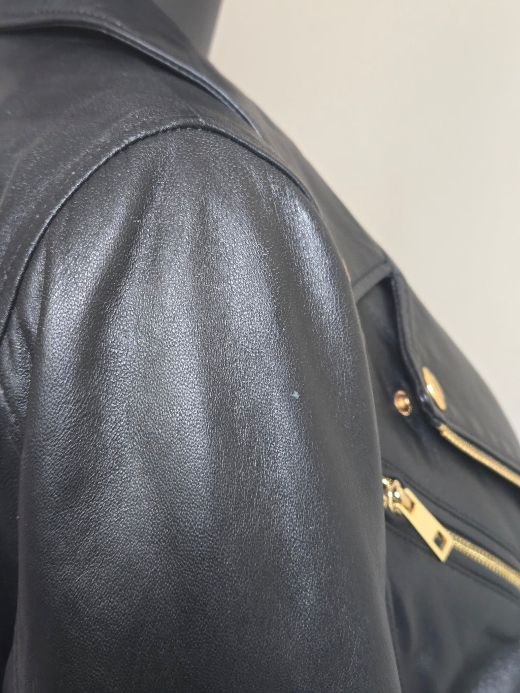 ROBO x 32 Diciembre x Jehee Sheen Italian Lamb Leather Moto Jacket