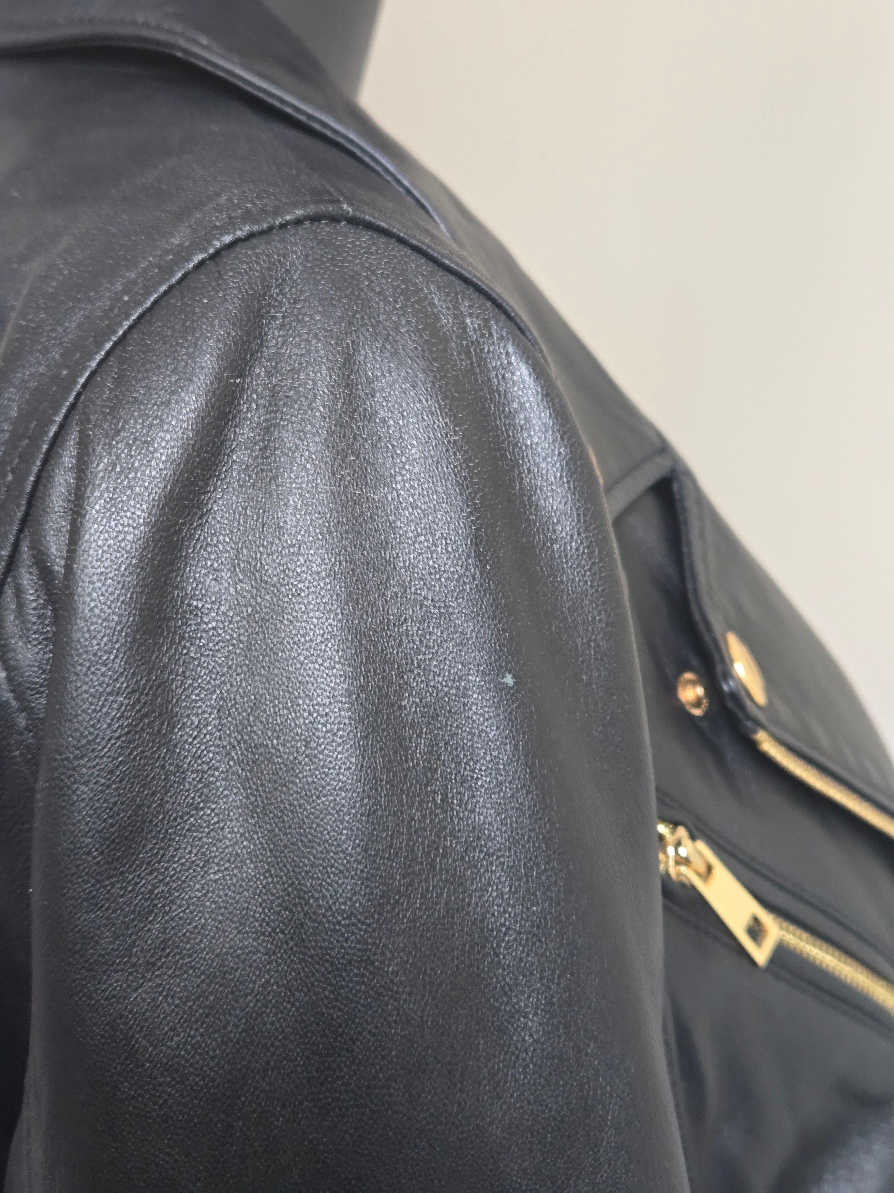 ROBO x 32 Diciembre x Jehee Sheen Italian Lamb Leather Moto Jacket