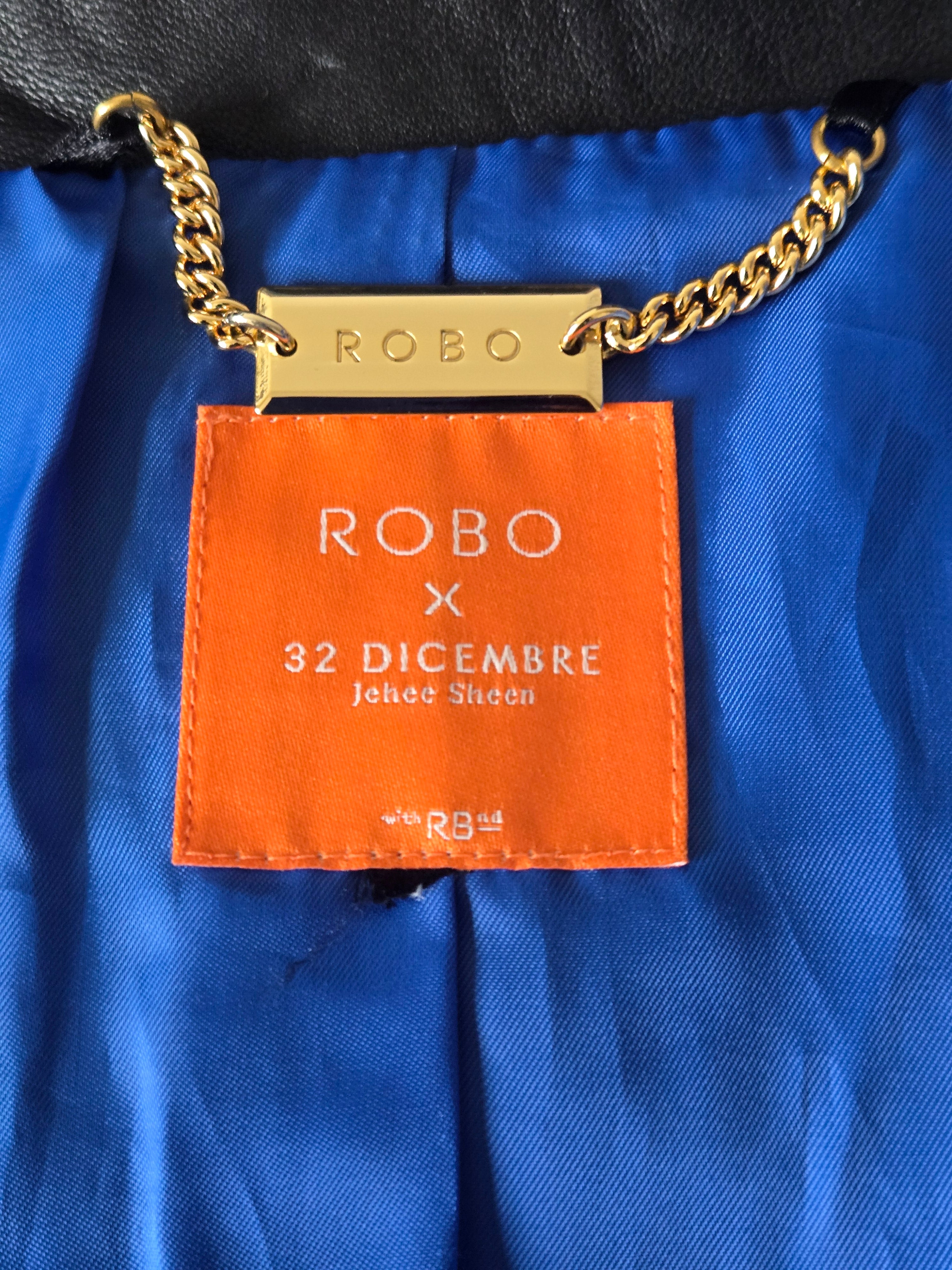 ROBO x 32 Diciembre x Jehee Sheen Italian Lamb Leather Moto Jacket